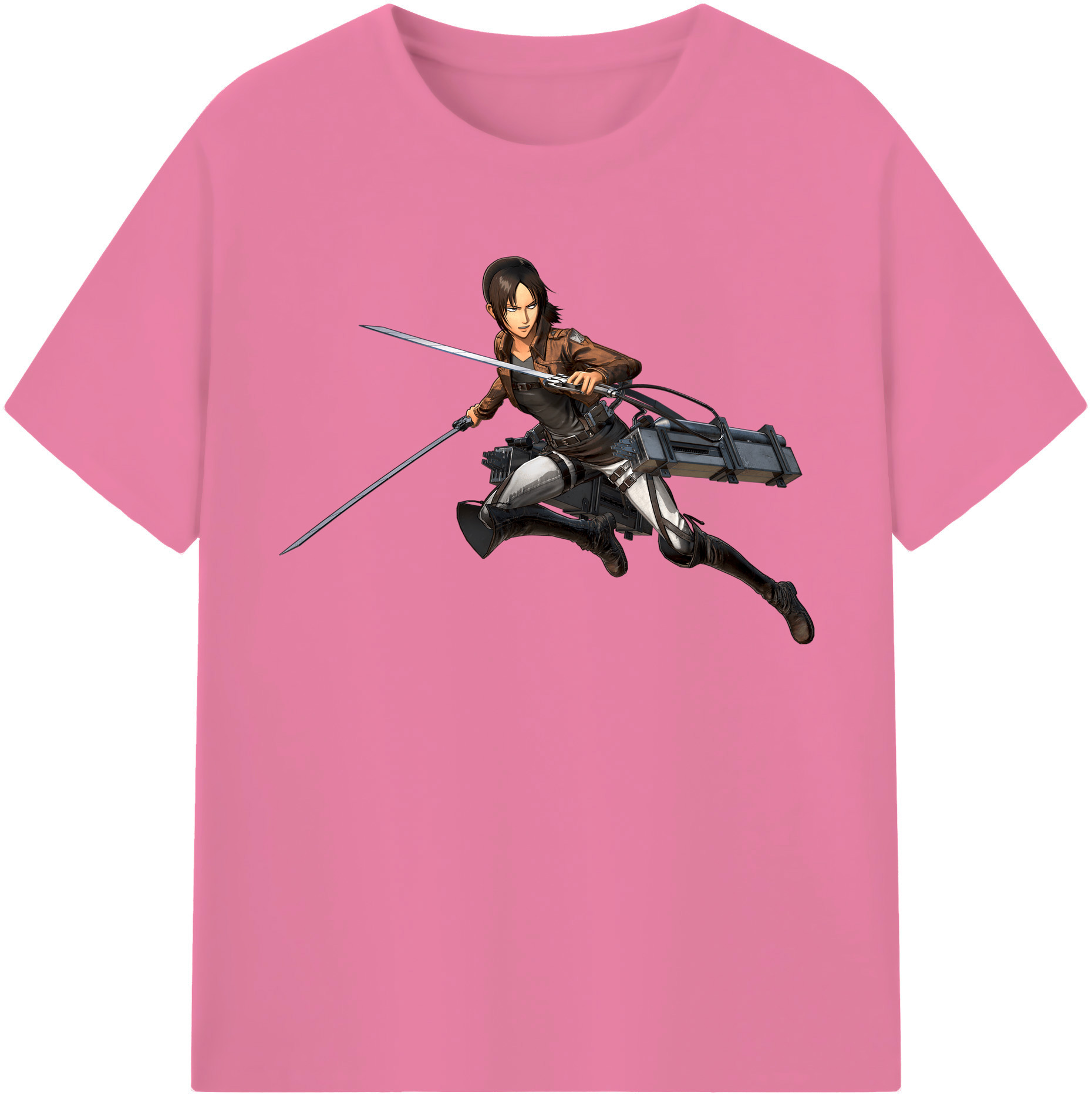 （画像用） 進撃の巨人 Attack on Titan 綿100％半袖Tシャツ（フロントプリント）